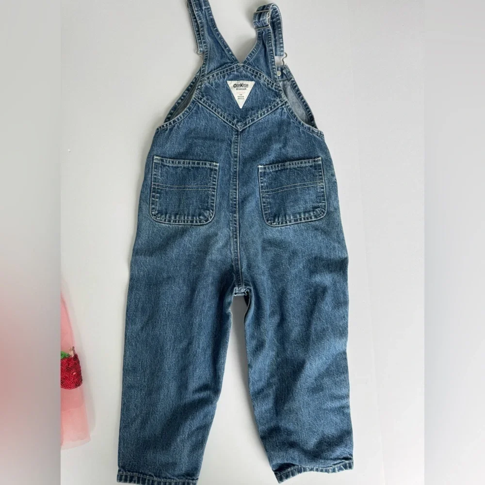 OshKosh B’gosh Girl Denim Overalls Size 3T